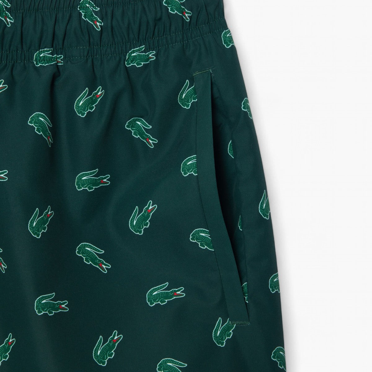 Lacoste Crocodile Print Swim Trunks | LEVISONS