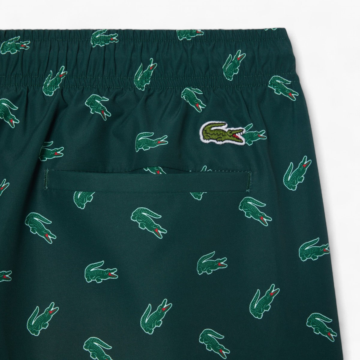 Lacoste Crocodile Print Swim Trunks | LEVISONS