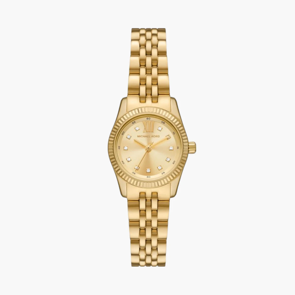 Michael Kors Petite Lexington Pavé Gold-Tone Watch | LEVISONS
