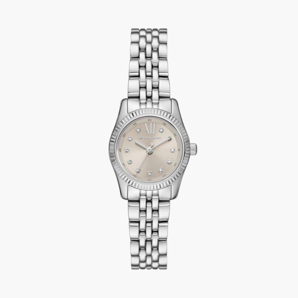 Michael Kors Petite Lexington Pavé Silver-Tone Watch | LEVISONS