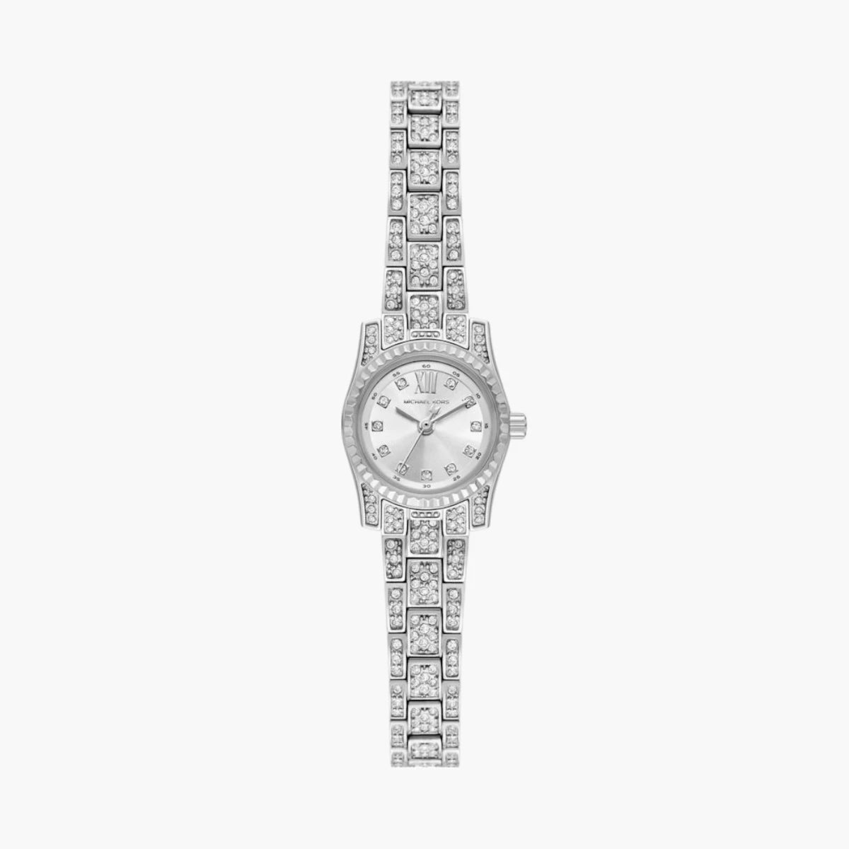 Michael Kors Mini Lexington Pavé Silver-Tone Watch | LEVISONS