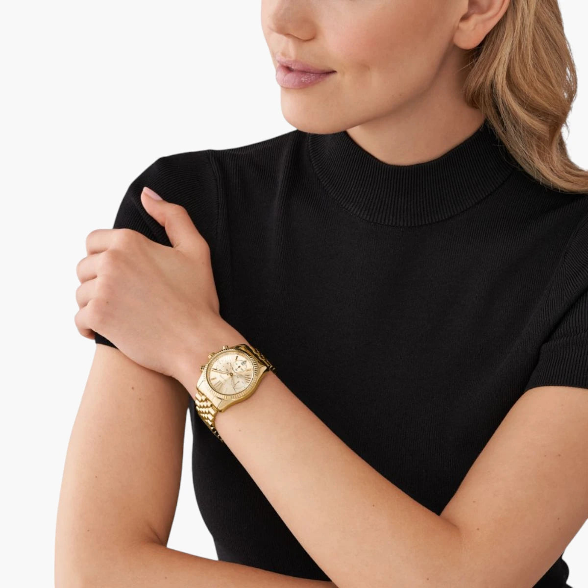 Michael Kors Lexington Gold-Tone Watch | LEVISONS
