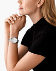 Michael Kors Slim Runway Silver-Tone Curb-Link Watch | LEVISONS