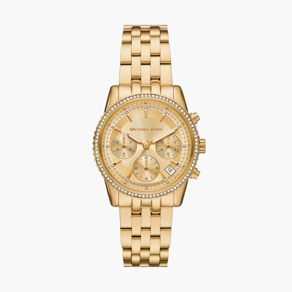Michael Kors Mini Bryant Pavé Gold-Tone Watch | LEVISONS