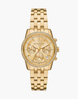 Michael Kors Mini Bryant Pavé Gold-Tone Watch | LEVISONS
