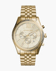 Michael Kors Lexington Gold-Tone Watch | LEVISONS