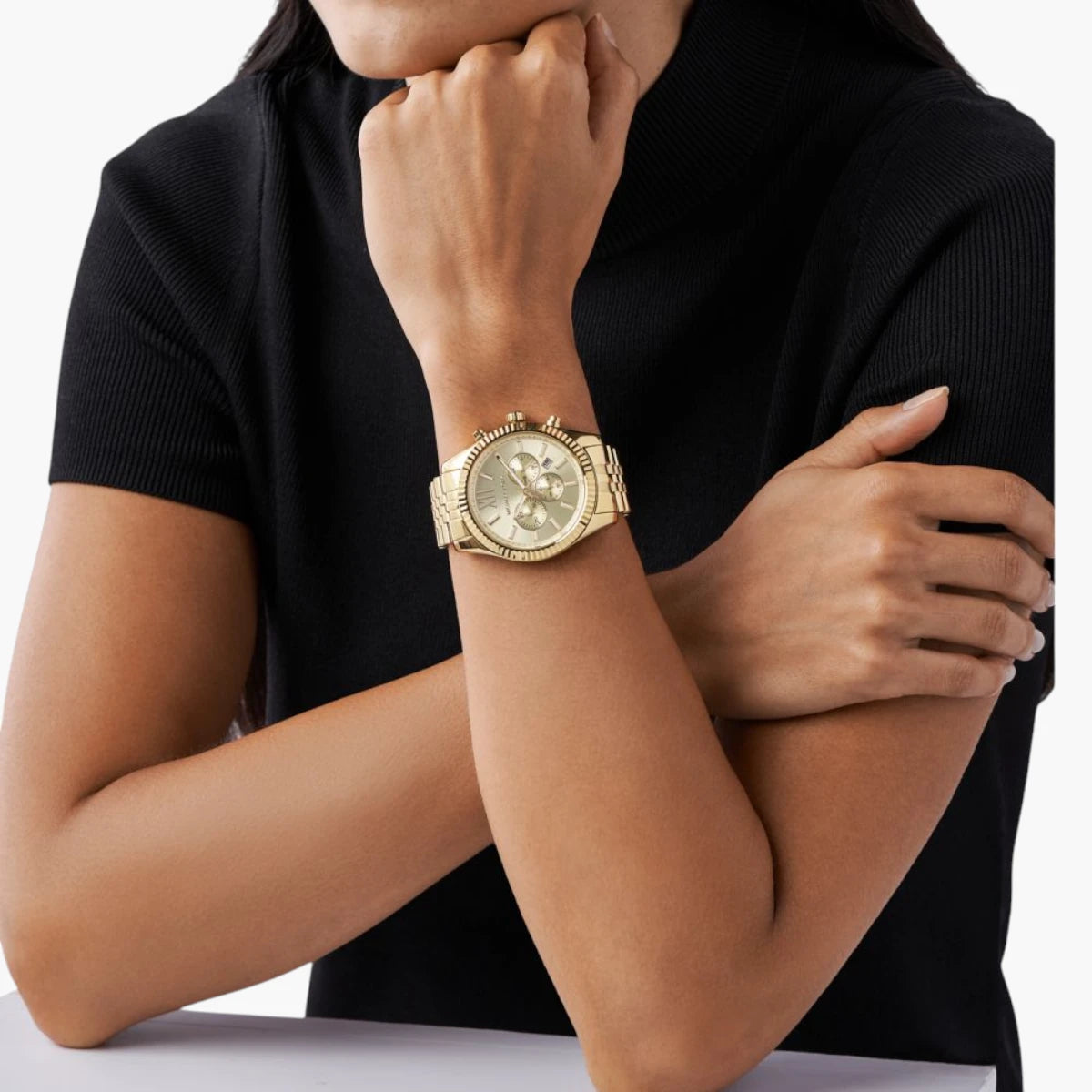 Michael Kors Lexington Gold-Tone Watch | LEVISONS