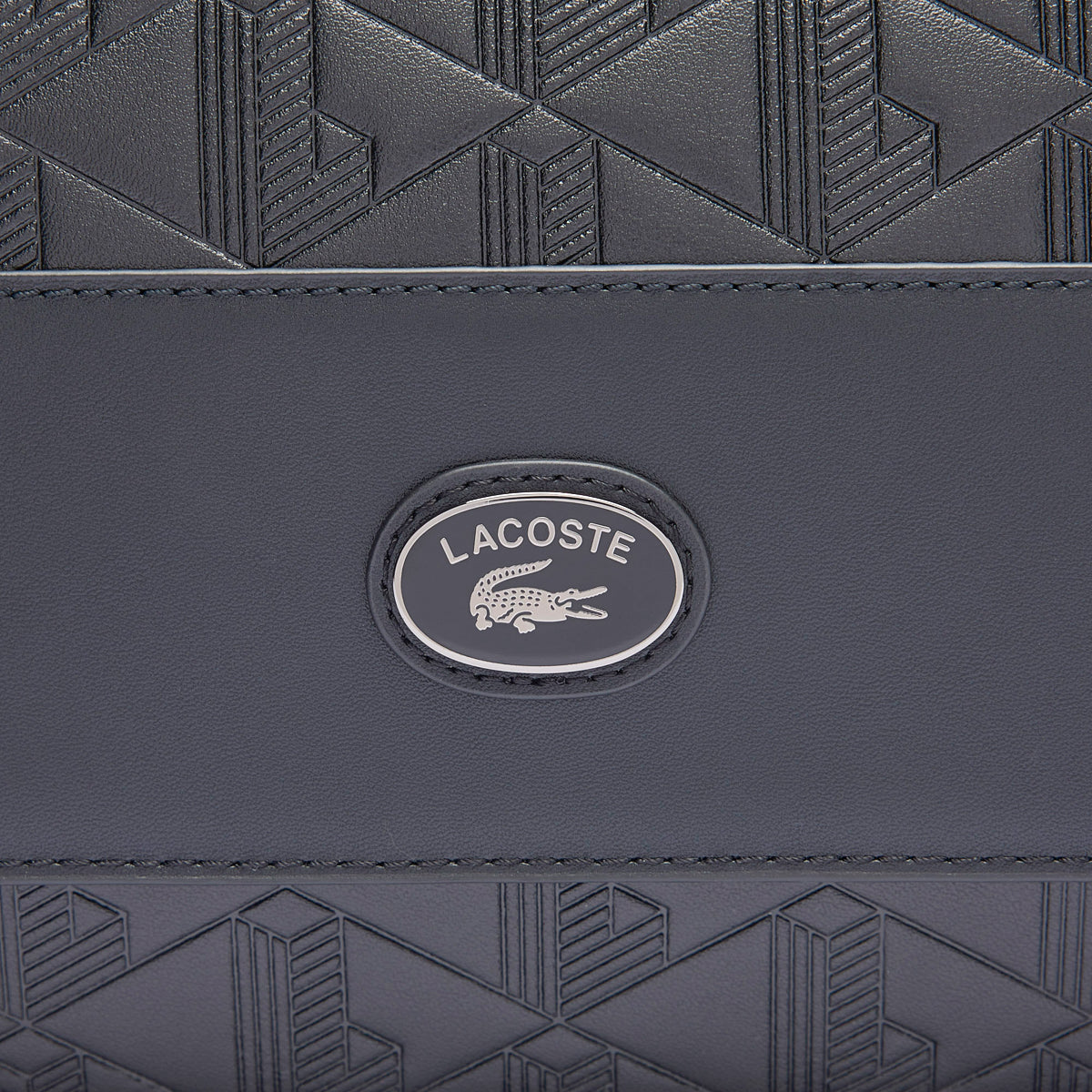 Lacoste Nomogramme Leather Flap Close Satchel | LEVISONS