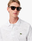 Lacoste Classic Fit Flower Print L.12.12 Polo Shirt | LEVISONS