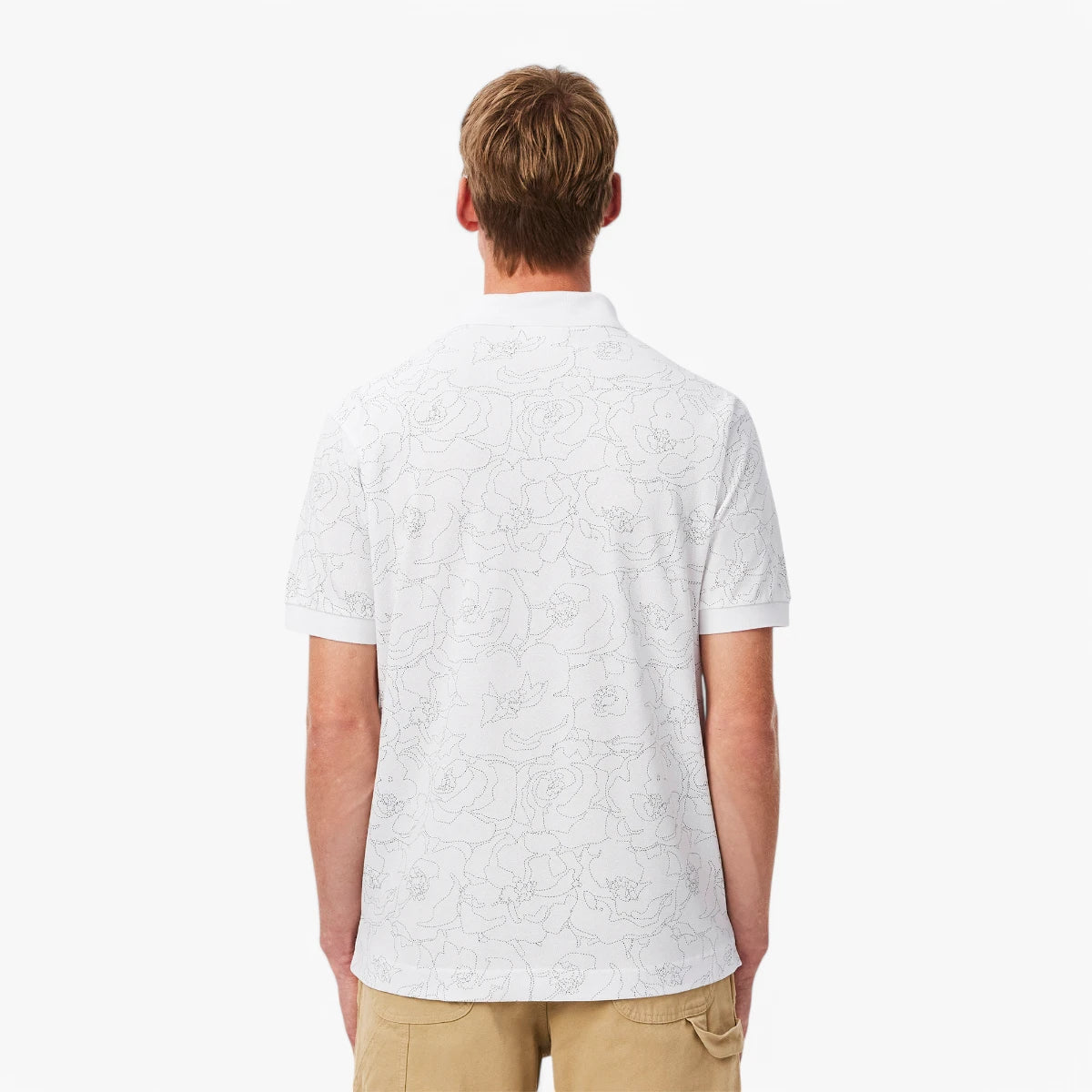 Lacoste Classic Fit Flower Print L.12.12 Polo Shirt | LEVISONS