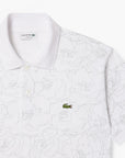 Lacoste Classic Fit Flower Print L.12.12 Polo Shirt | LEVISONS