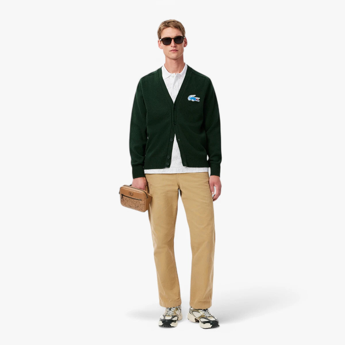 Lacoste Classic Fit Flower Print L.12.12 Polo Shirt | LEVISONS