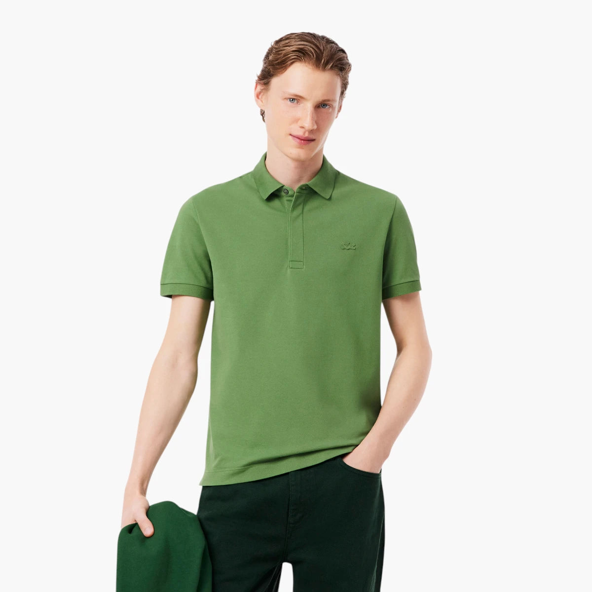 Lacoste Regular Fit Paris Stretch Piqué Polo Shirt | LEVISONS