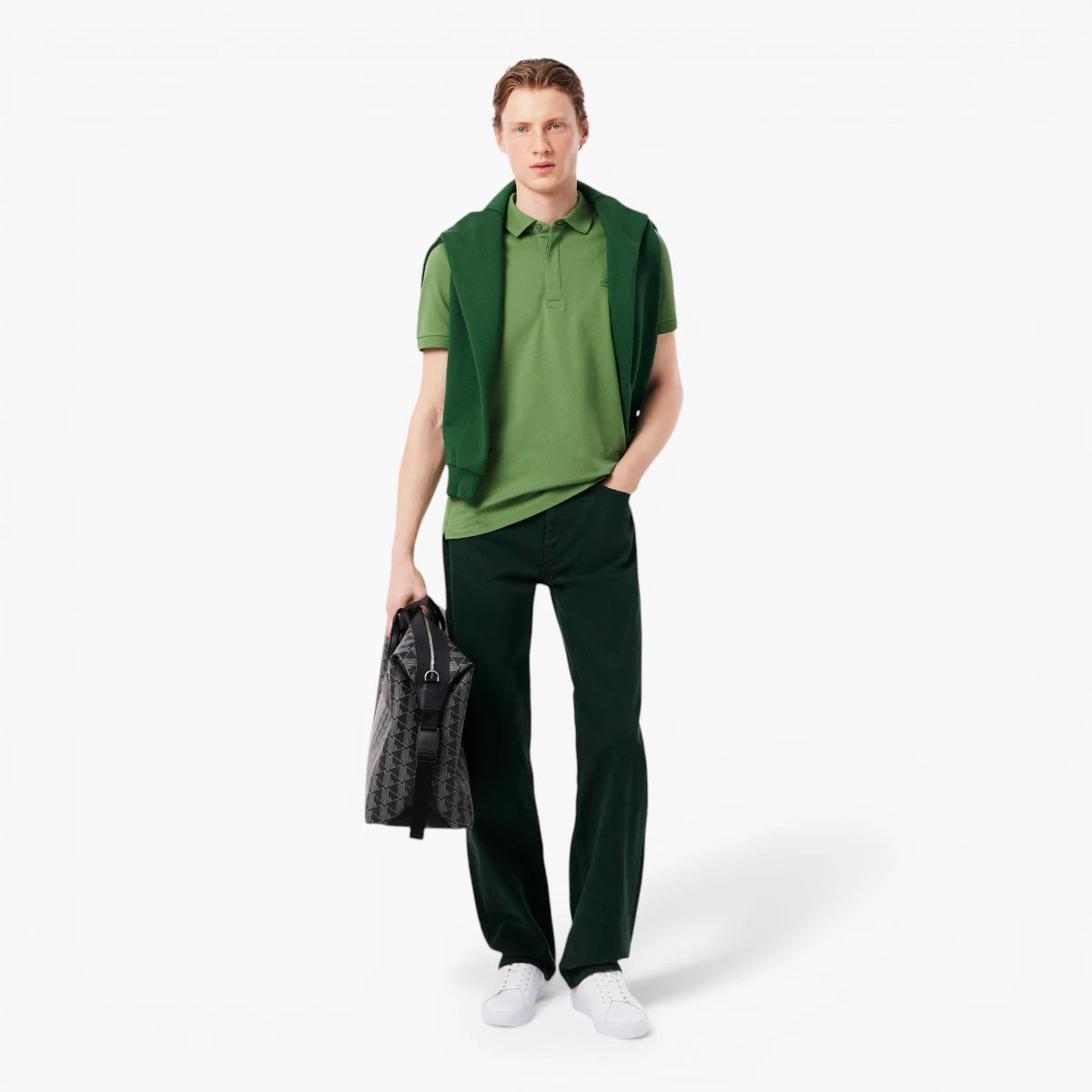 Lacoste Regular Fit Paris Stretch Piqué Polo Shirt | LEVISONS