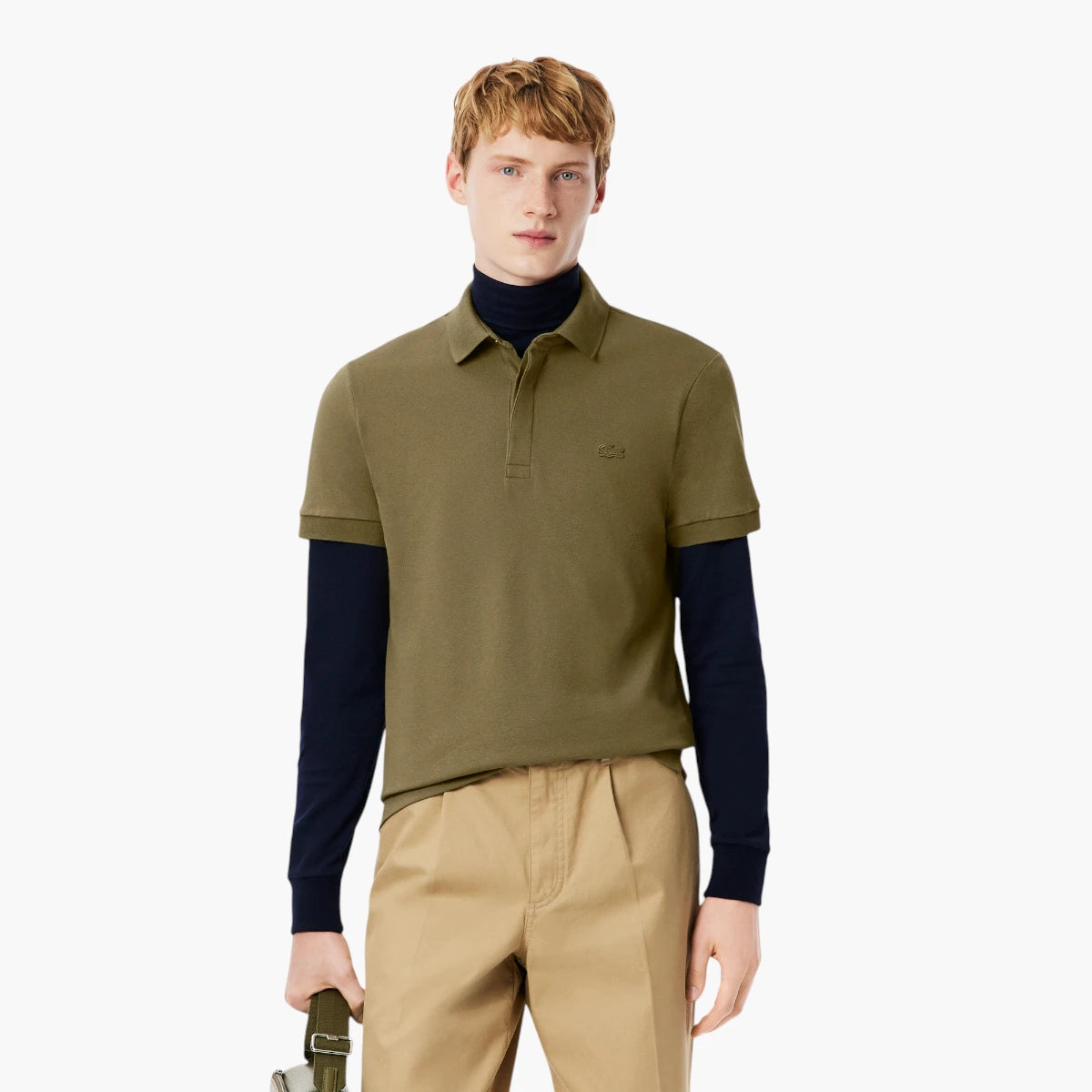 Lacoste Regular Fit Paris Stretch Piqué Polo Shirt | LEVISONS