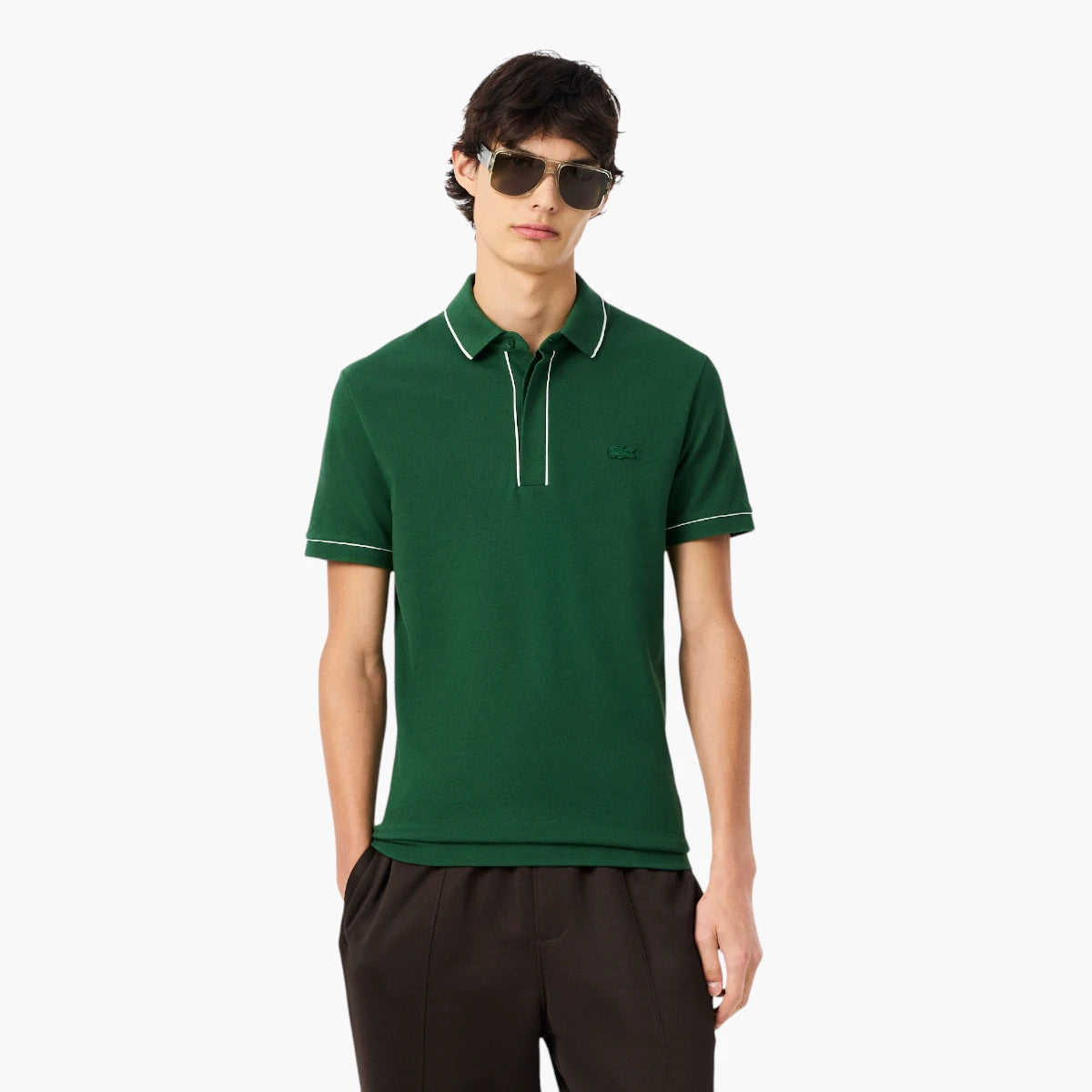 Lacoste Regular Fit Paris Stretch Piqué Polo Shirt | LEVISONS