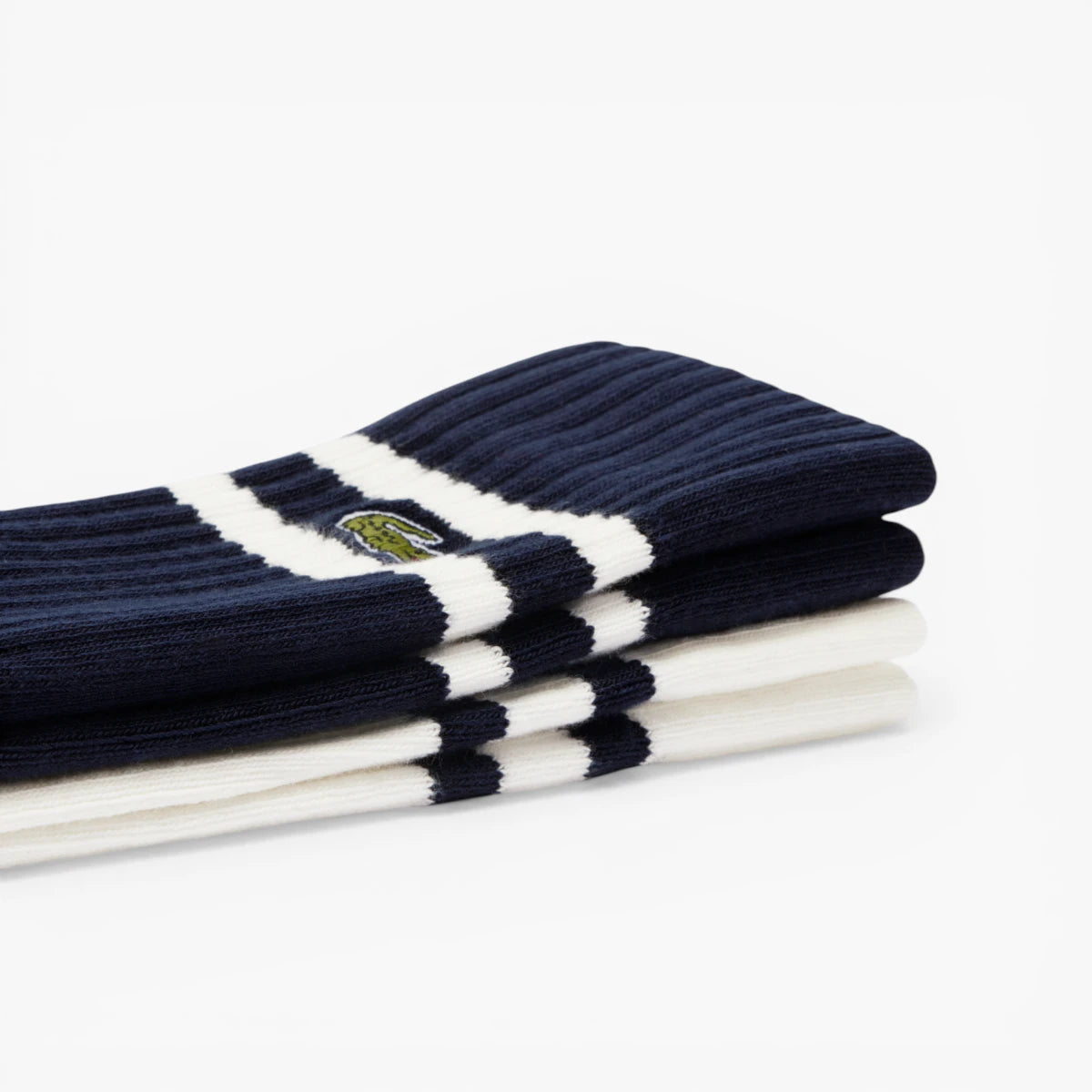 Lacoste Ribbed Cotton Socks | LEVISONS