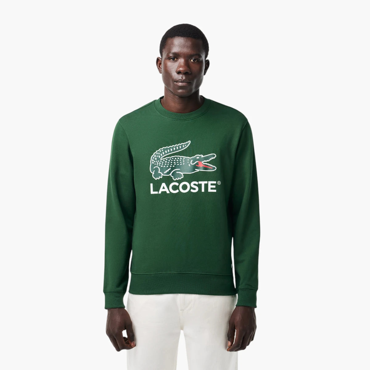 Lacoste Fleece Crew Neck Sweatshirt | LEVISONS