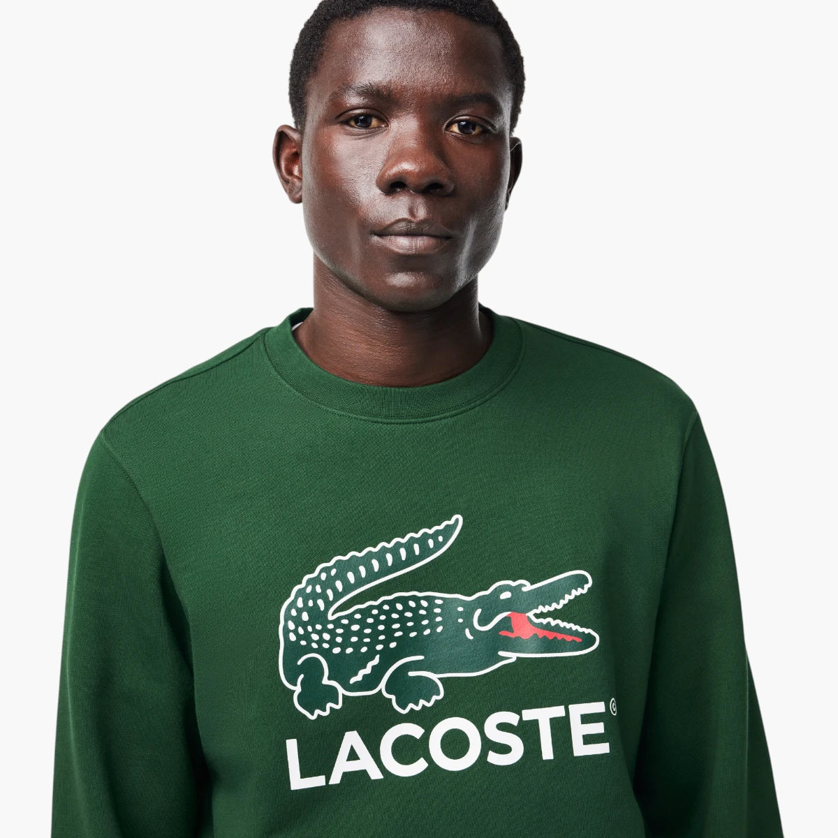 Lacoste Fleece Crew Neck Sweatshirt | LEVISONS