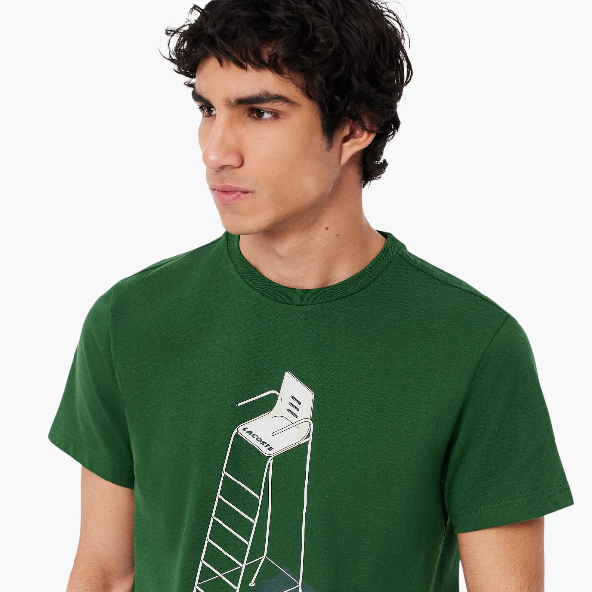 Lacoste Tennis Heritage Print T-Shirt | LEVISONS