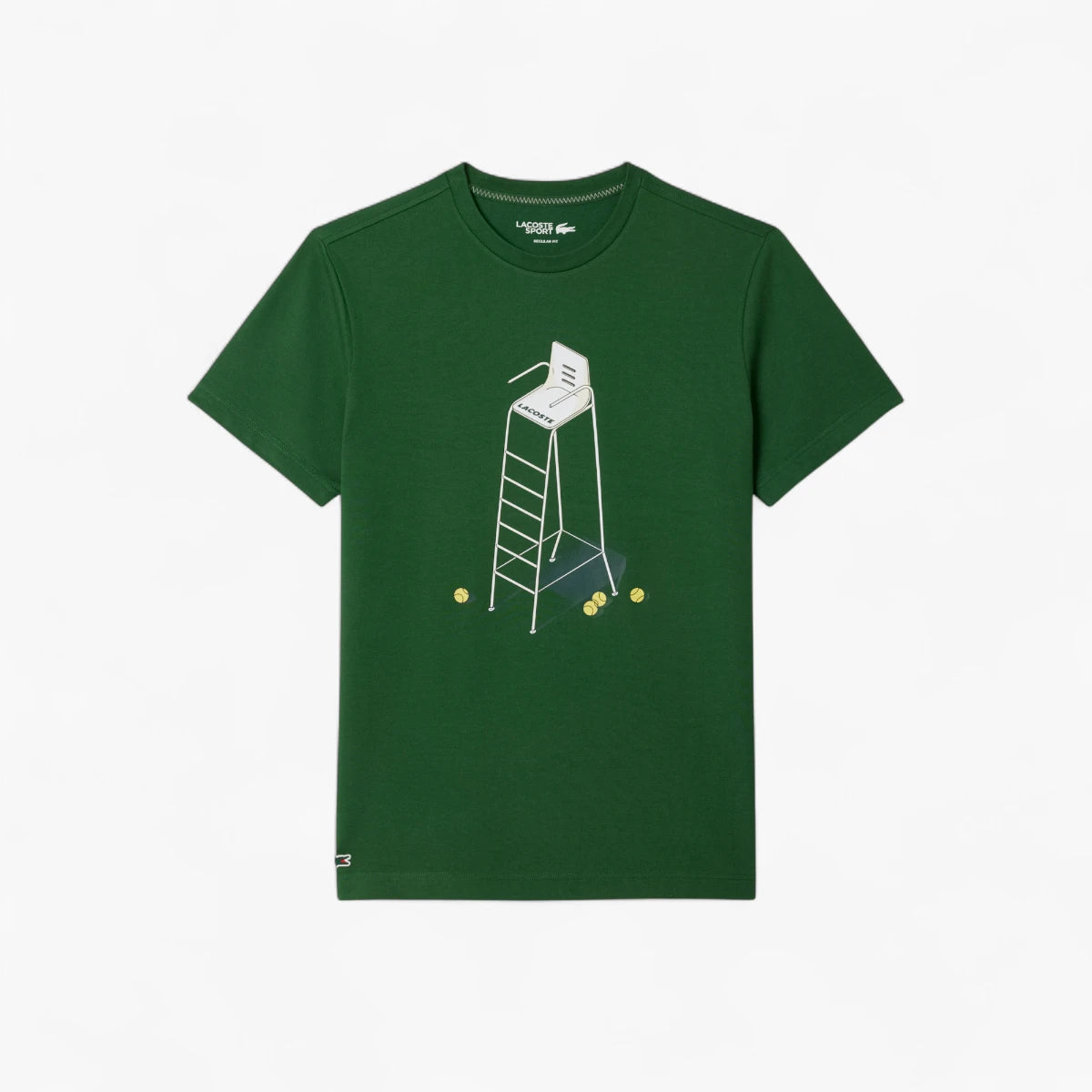 Lacoste Tennis Heritage Print T-Shirt | LEVISONS