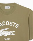 Lacoste Signature Print Cotton T-Shirt | LEVISONS