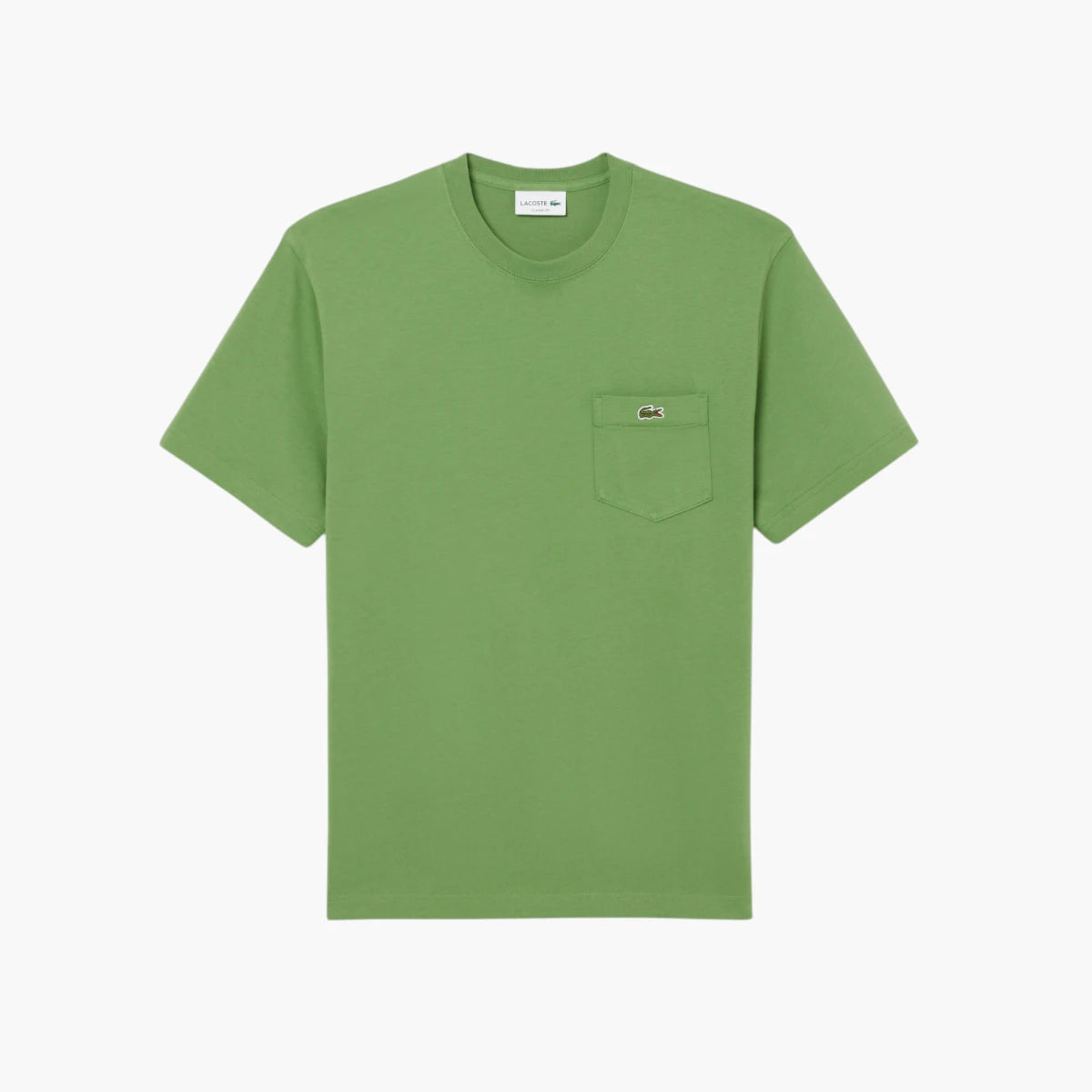 Lacoste Cotton T-Shirt With Breast Pocket | LEVISONS