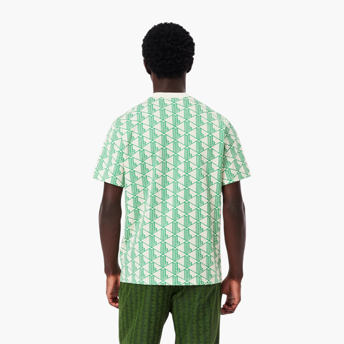 Lacoste Monogram Cotton T-Shirt | LEVISONS