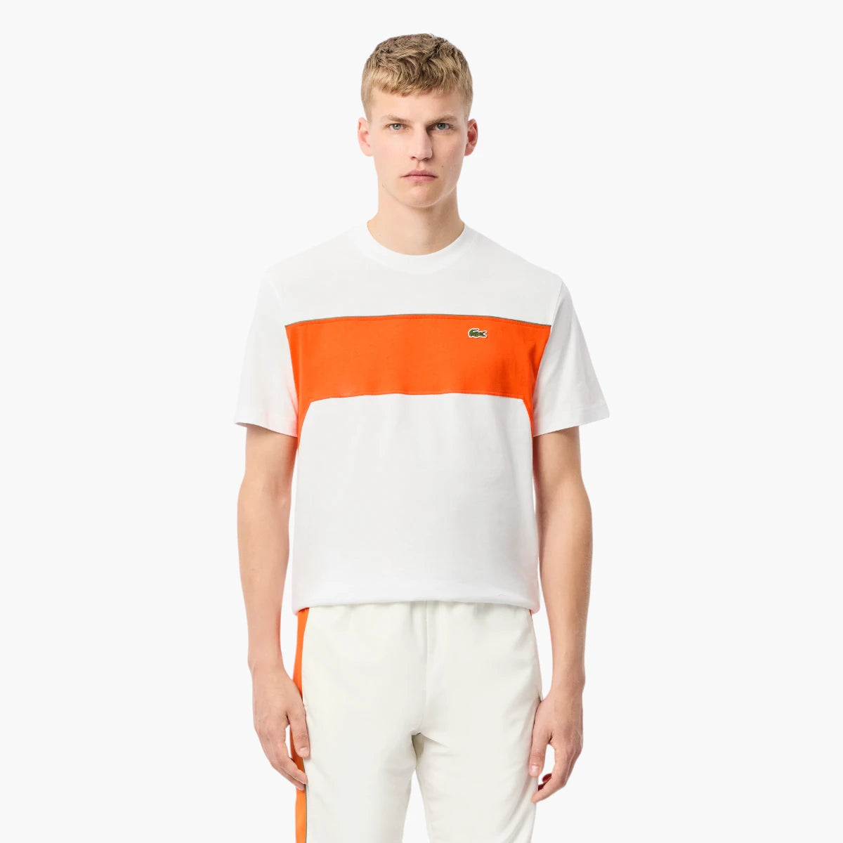 Lacoste Cotton Colour-Block T-Shirt | LEVISONS