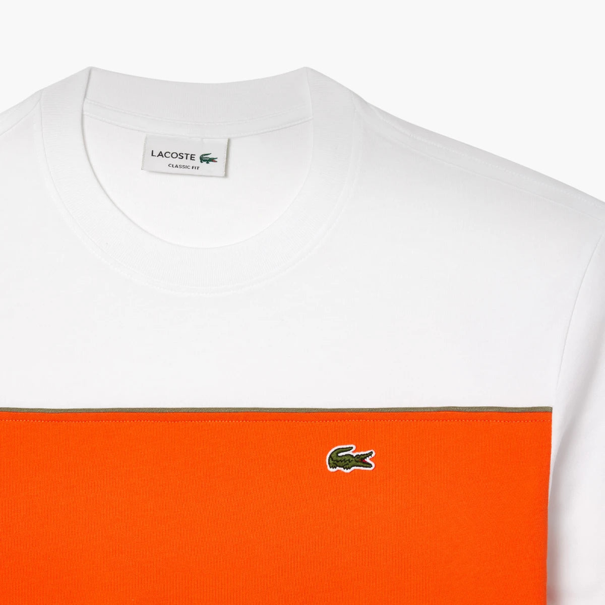 Lacoste Cotton Colour-Block T-Shirt | LEVISONS
