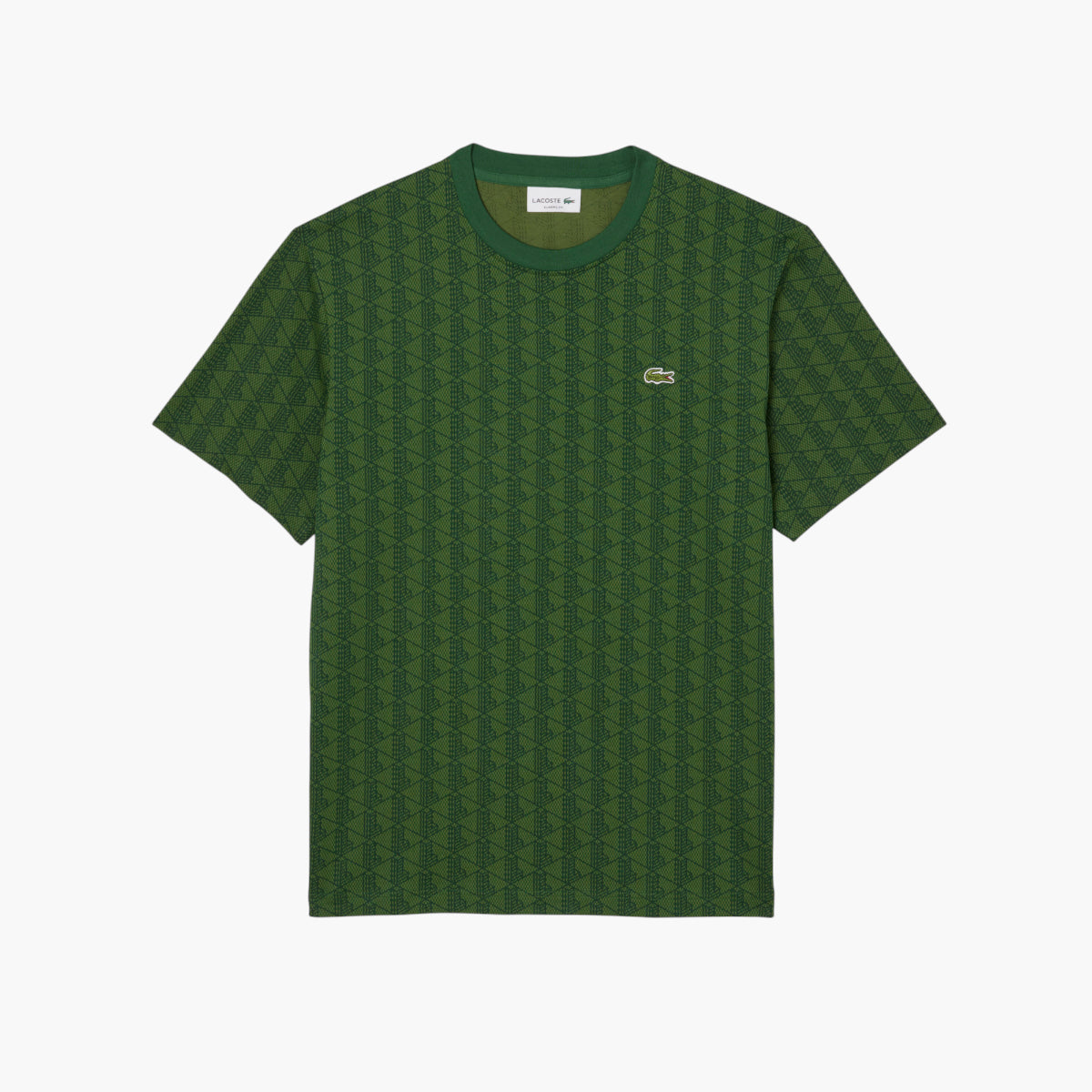 Lacoste Monogram Jersey T-Shirt | LEVISONS