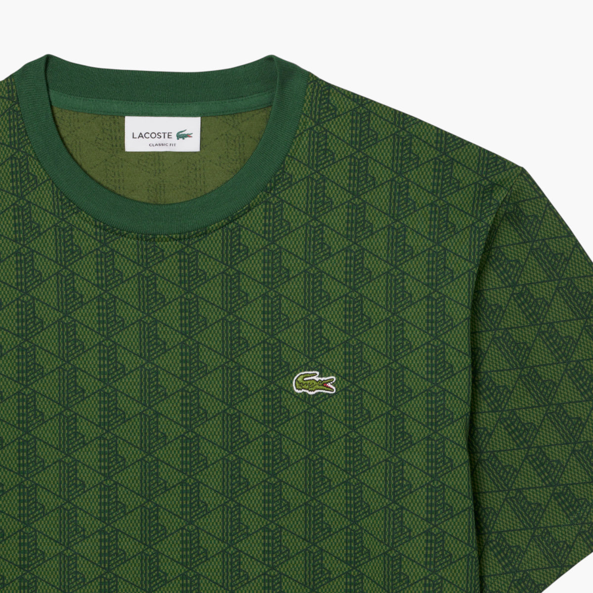 Lacoste Monogram Jersey T-Shirt | LEVISONS