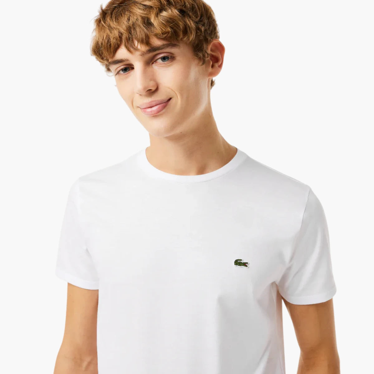 Lacoste Crew Neck Pima Cotton Jersey T-Shirt | LEVISONS