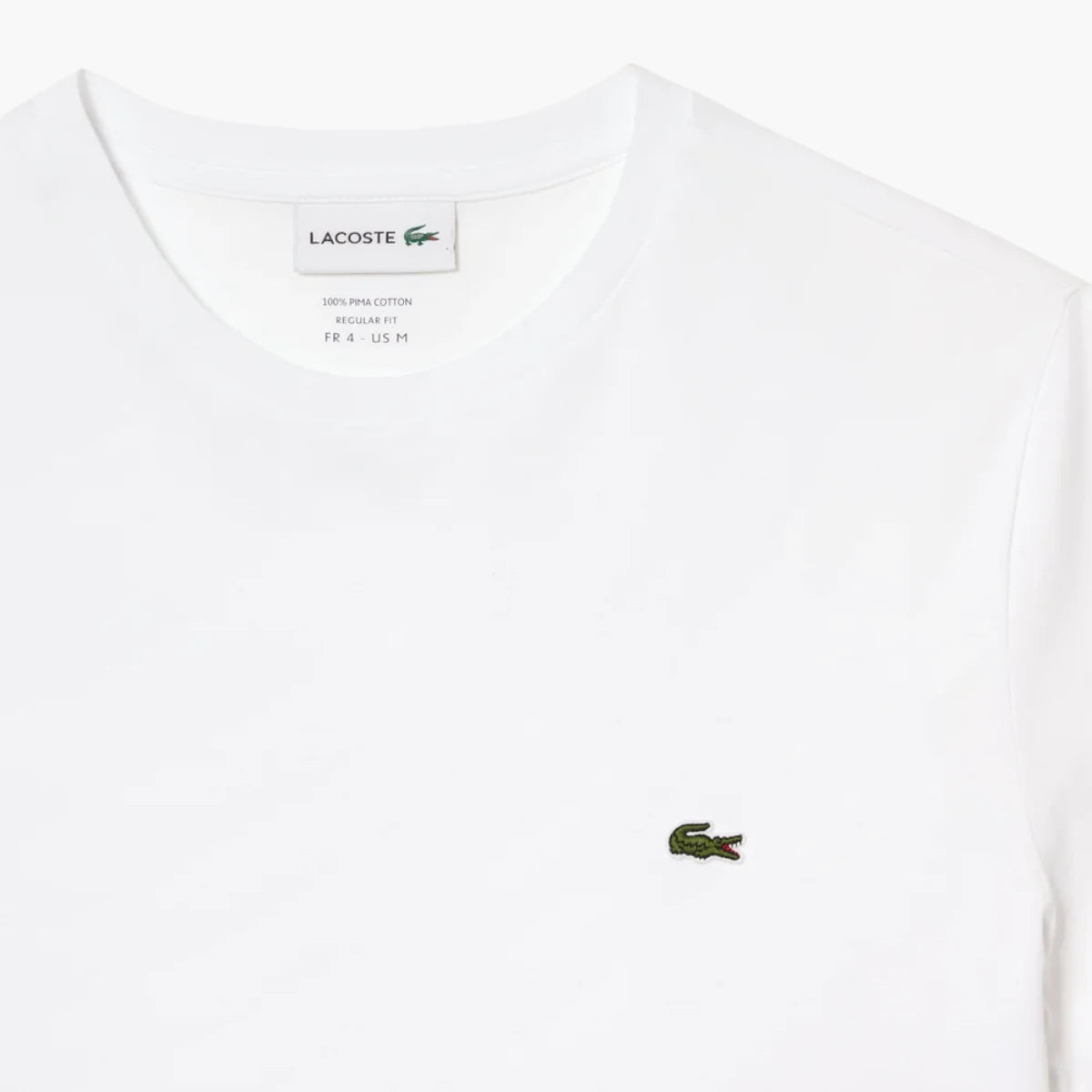 Lacoste Crew Neck Pima Cotton Jersey T-Shirt | LEVISONS