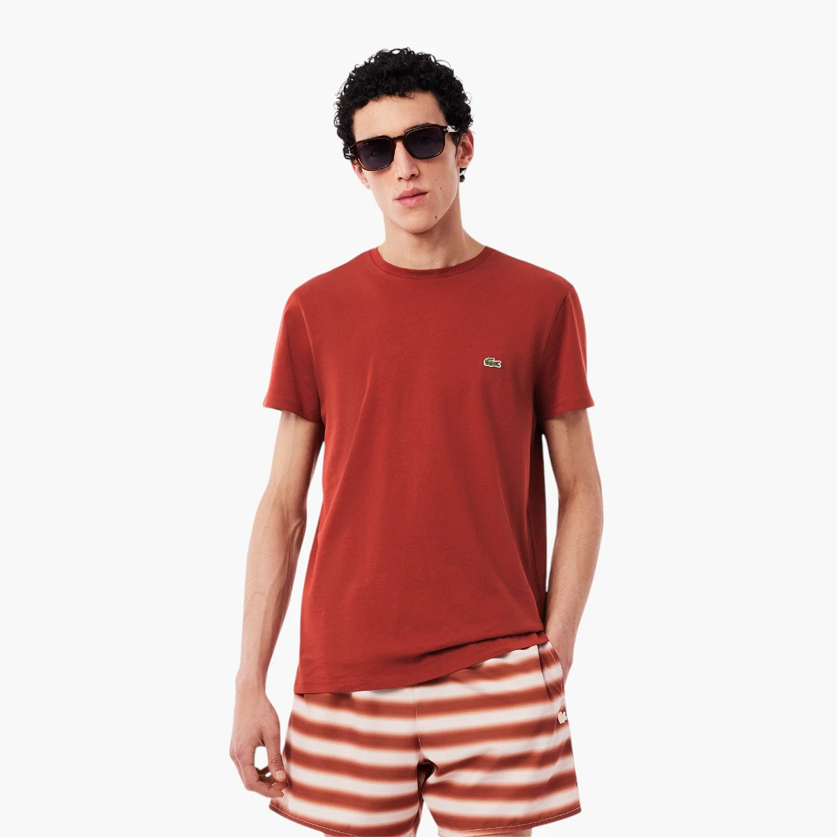 Lacoste Cotton Pima T-Shirt | LEVISONS