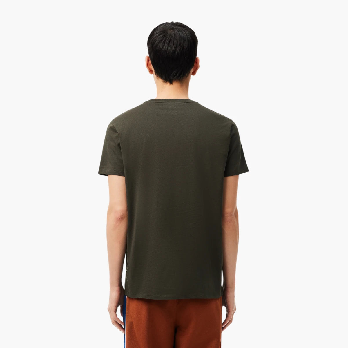 Lacoste Essential Cotton Pima Tee With Crew Neck | LEVISONS
