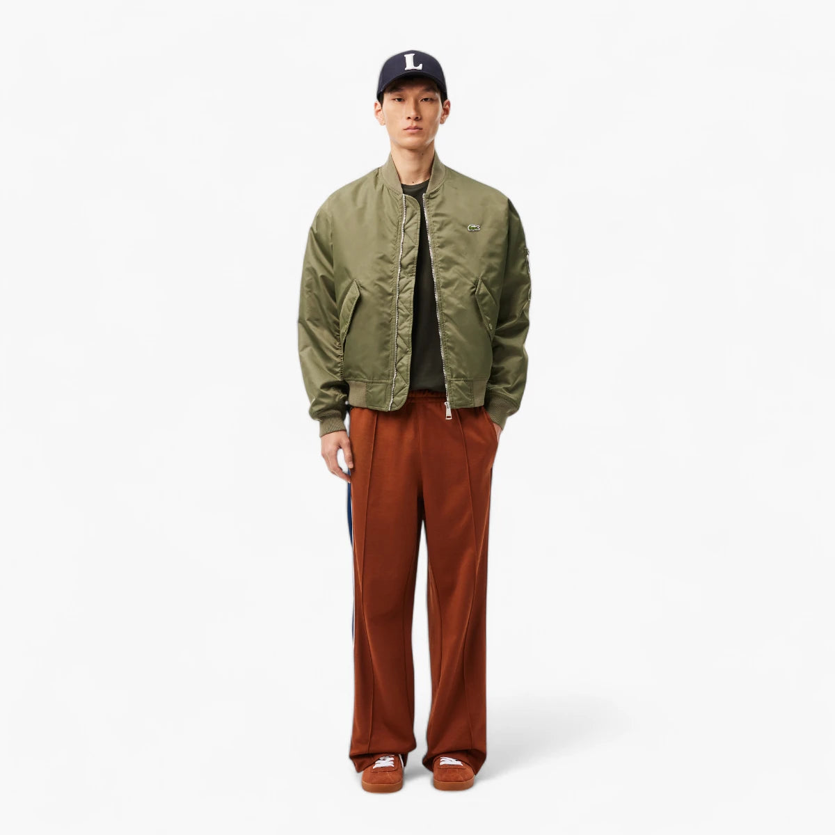 Lacoste Essential Cotton Pima Tee With Crew Neck | LEVISONS