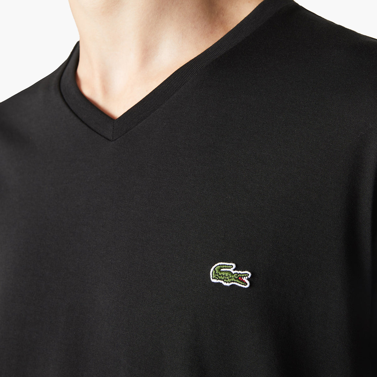 Lacoste Crew Neck Pima Cotton Jersey T-Shirt | LEVISONS