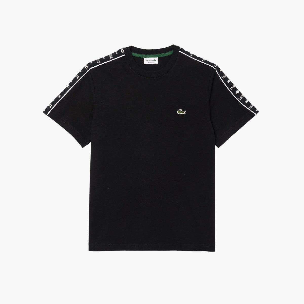 Lacoste Cotton Jersey Logo Stripe T-Shirt | LEVISONS