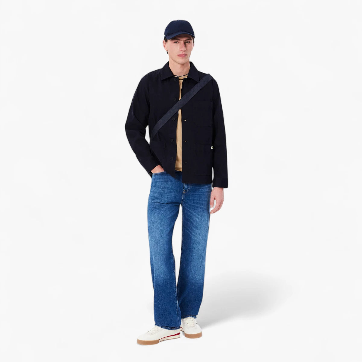 Lacoste Stretch Piqué Stripe Collar T-Shirt | LEVISONS