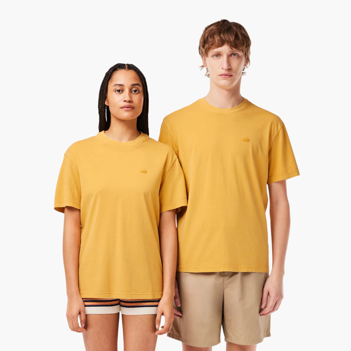 Lacoste Natural Dyed Cotton T-Shirt | LEVISONS
