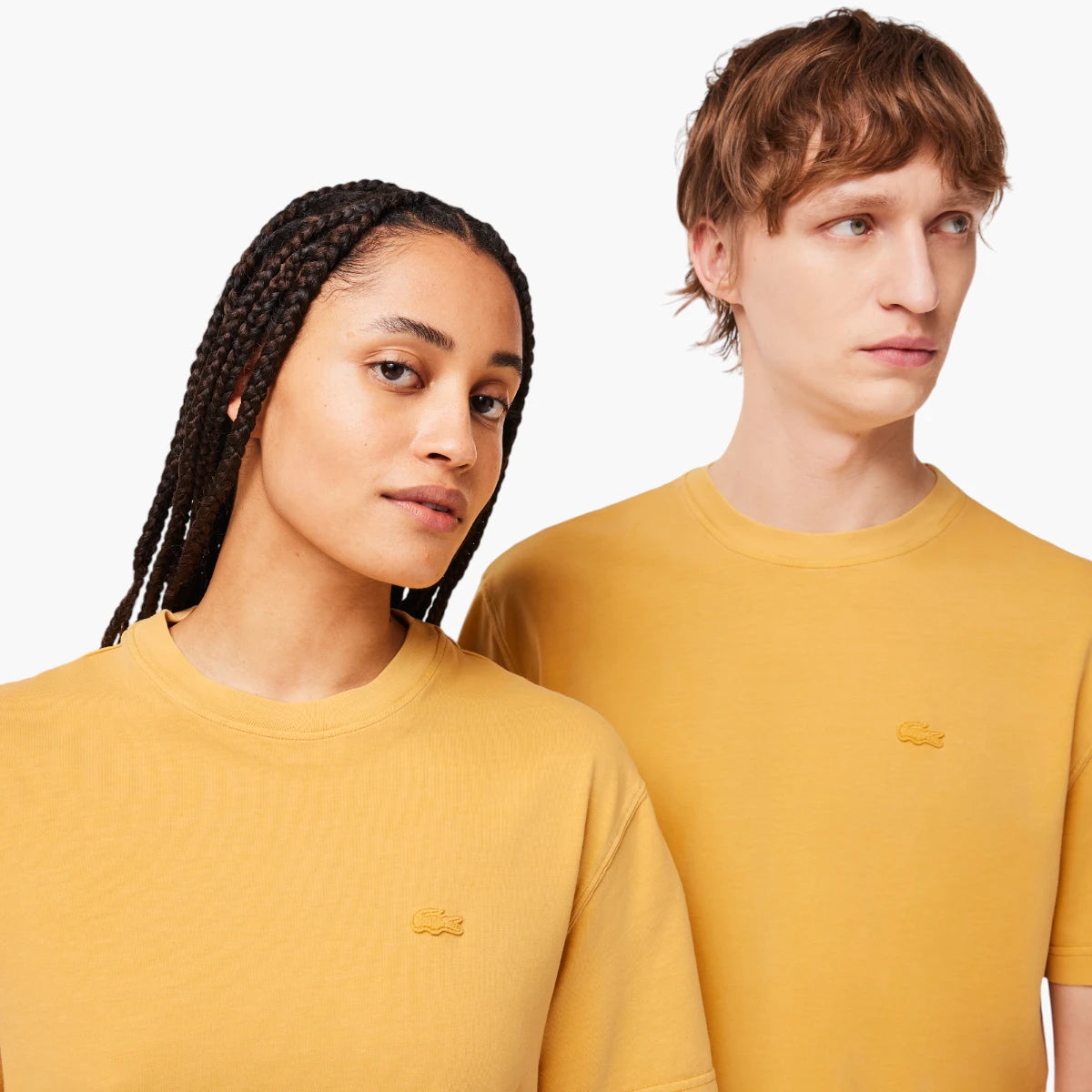 Lacoste Natural Dyed Cotton T-Shirt | LEVISONS