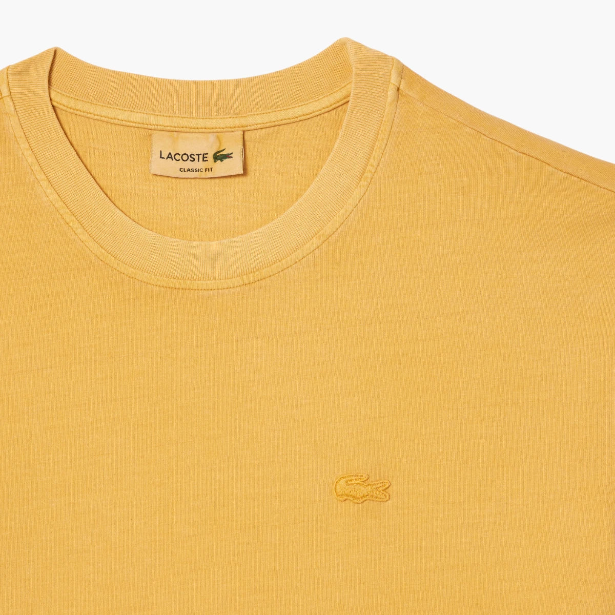 Lacoste Natural Dyed Cotton T-Shirt | LEVISONS