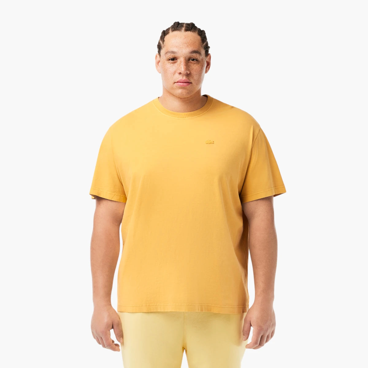 Lacoste Natural Dyed Cotton T-Shirt | LEVISONS