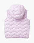 Benetton Silvery Logo Embroidered Hooded Vest | LEVISONS