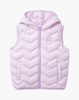 Benetton Silvery Logo Embroidered Hooded Vest | LEVISONS