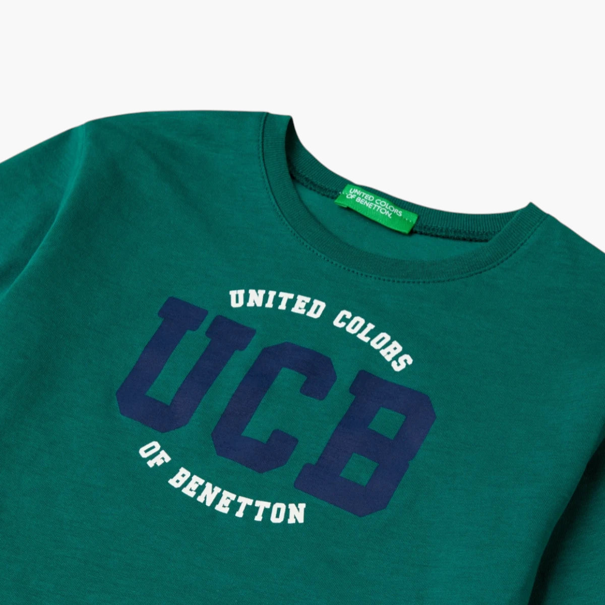 Benetton Long Sleeve Organic Cotton T-Shirt | LEVISONS