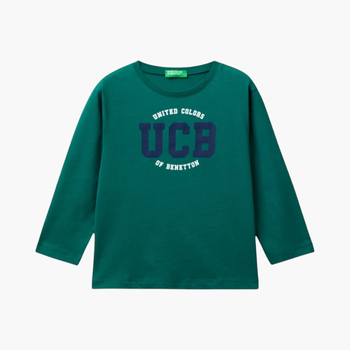 Benetton Long Sleeve Organic Cotton T-Shirt | LEVISONS