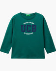 Benetton Long Sleeve Organic Cotton T-Shirt | LEVISONS