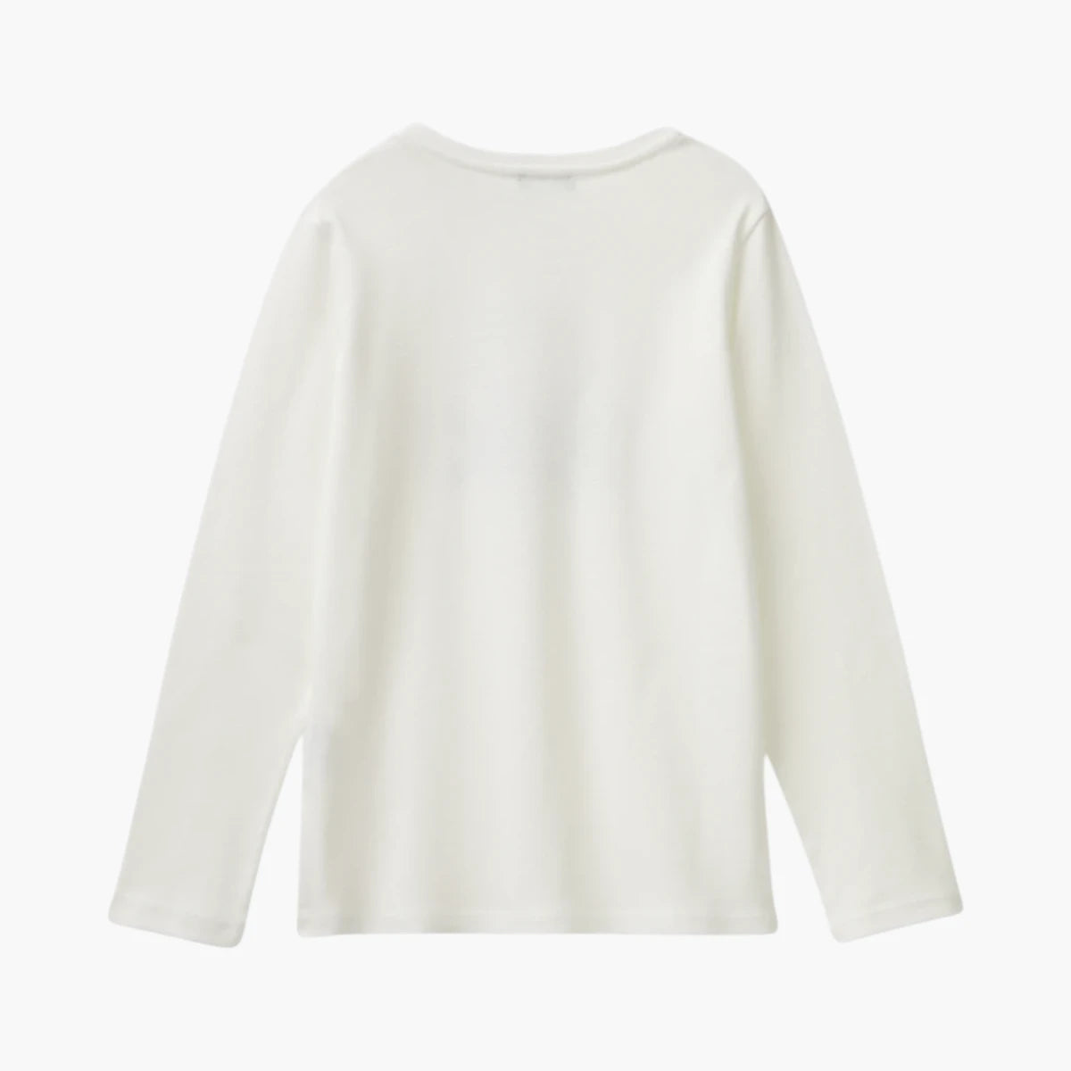 Benetton Long Sleeve T-Shirt With Glittery Print | LEVISONS